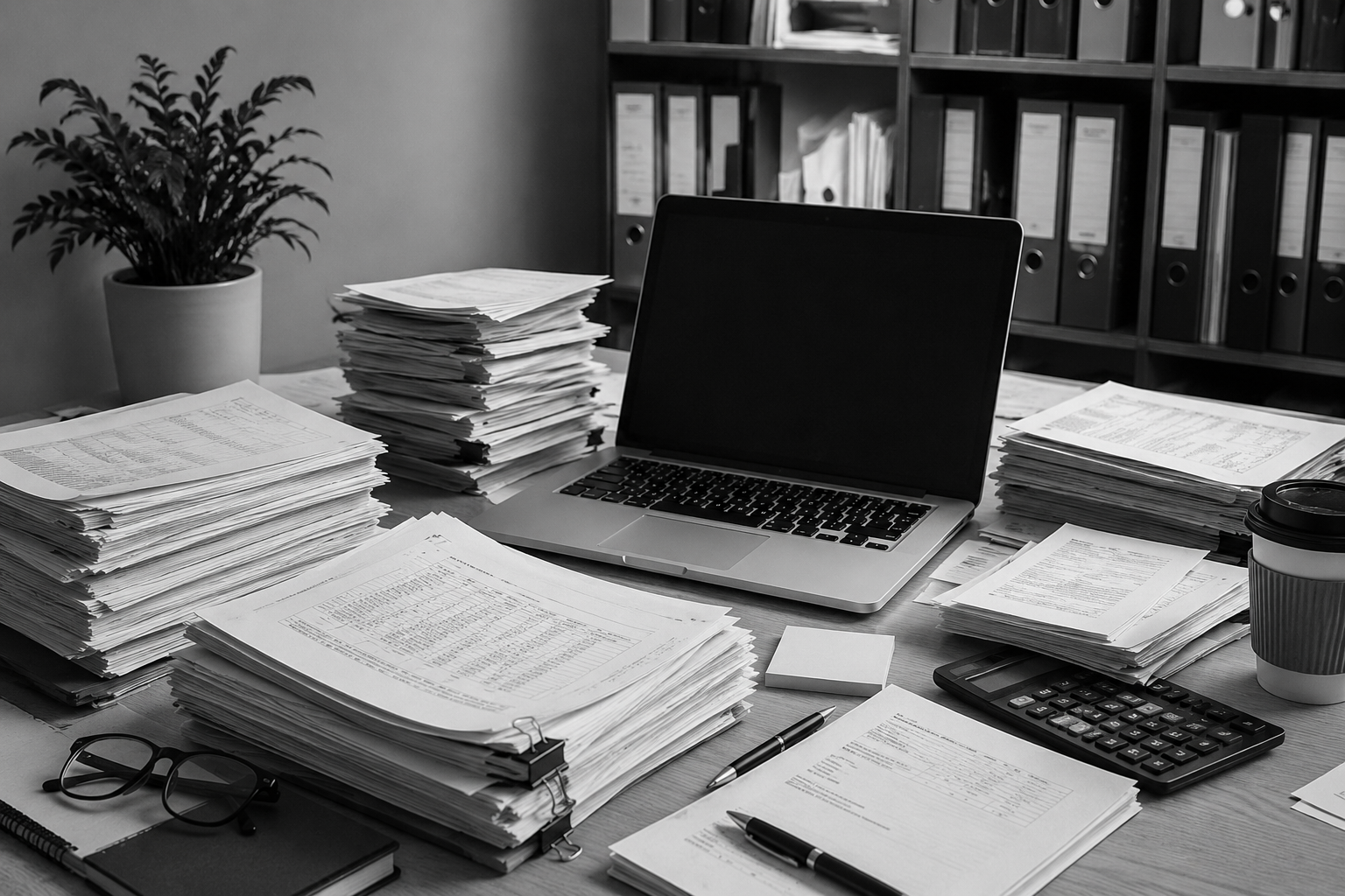 Procesos manuales y documentación en papel